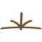 Ekena Millwork Davenport Timber Gable Bracket, Western Red Cedar, 72"W x 39"H x 1 1/2"D x 3 1/2"F, 13/12 Pitch GBW072X39X0204DAV00SWR - alternate 2